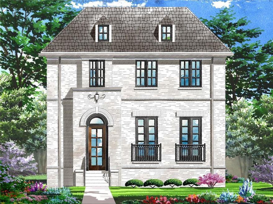 UNDER CONSTRUCTION. Summer '18 Completion. Another custom Home by Audubon Development III in Clayton Gardens. Plans are complete & available thru agent. Currently time to personalize your finishes now & move in 2018. Walk to Clayton. Classic Traditional 2 Story. Exterior features all classic white painted brick, limestone window trim, roof dormers. Black architectural windows. Copper gas lanterns welcome you to the covered front entry. Light-filled entry & grand staircase 10' first fl ceilings. 8' main floor doors. Open floor plan with a KITCHEN/BREAKFAST area that opens to a HEARTH ROOM.  Large deck w/ stairs to level yard. Custom Markus cabinetry & granite tops throughout. Wolf/SubZero/Bosch appliances. 2nd floor has master suite + 3 beds & 3 full baths. Optional 3 bed plan w/ even larger closet & master sitting/dressing. 2nd fl. laundry. Optional ELEVATOR. Finished lower level. Stamped concrete front walk & aggregate driveway. Interior pics are of different home.