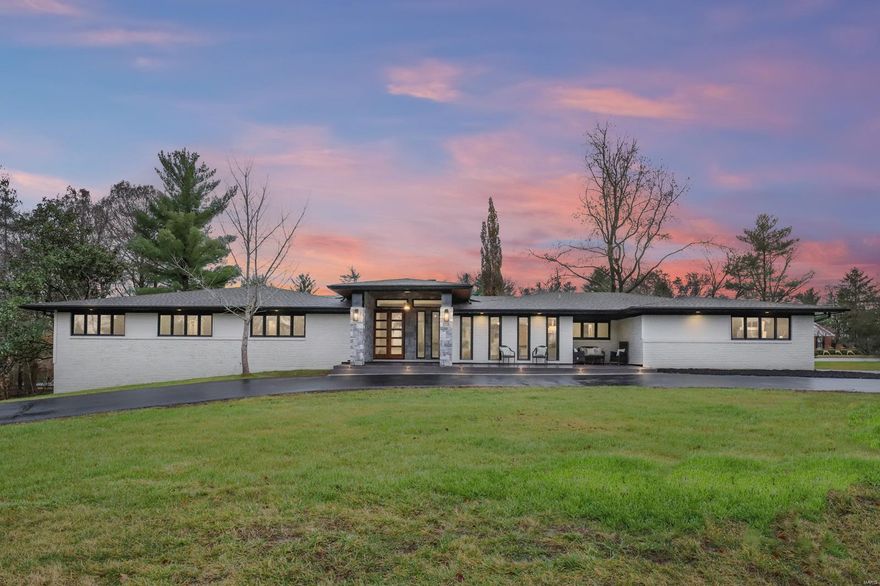 BACK ON MARKET THRU NO FAULT OF SELLER. Spectacular Ranch home situated beautiful, 1-acre cul-de-sac lot, in sought after Sackston Woods Subdivision, in the heart of Creve Coeur – Top Rated Parkway Schools! This gorgeous showplace has been completely renovated inside & out, over the last 1 year w/ best-in-class improvements, fixtures, & amenities! Ready for immediate possession! Featuring 5 Beds, 6 Baths (4 Full / 2 Half) with full brick exterior, & over 6,600 sqft of living space, including the incredible finished walk-out Lower Level! Incredible gourmet eat-in Kitchen w/ an abundance of custom cabinetry by RD Henry, honed Calacatta Gold Quartz countertops & full backsplash, undermount LED lights, top of the line GE Monogram appliances. Relax outside in the vaulted screened-in porch with 4 large skylights, on one of the 3 low maintenance decks, or on the custom free form concrete patio with built-in fire pit, off the lower level. This home is amazing for entertaining family & friends!