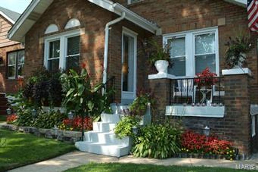 Wonderful home in great location. Truly a South City charmer. 2 plus bedroom brick home in Holly Hills. Fantastic historic charm and details. Unpainted woodwork throughout the home, including wood floors. Recently remodeled bathroom with ceramic tile floor and surround and new vanity. Spacious kitchen. Bonus room off of master bedroom, great for sitting room or office. Partially finished basement currently being used as a family room. Sump pump keeps everything dry. Large fenced in backyard with a two car garage. Updates in home also include new windows, plumbing as well as the HVAC system. This is a must see. Make your appointment today.