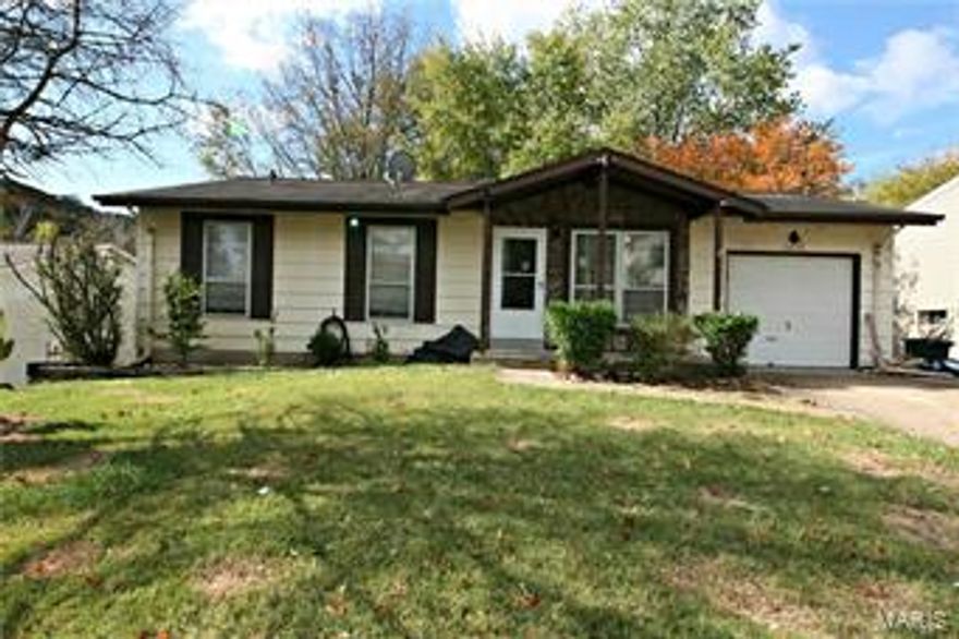 3 bedroom, 2 bath ranch home with 1 car garage. Nice backyard. Home priced to sell fast and is being sold in "AS IS" condition. Cash offers only! Home is priced to allow repairs for new buyer to update this home they way they want. Updated kitchen cabinets and counter top. Slider glass door leads to deck over looking private backyard Full basement with full bath, Nonfunctional wood stove.