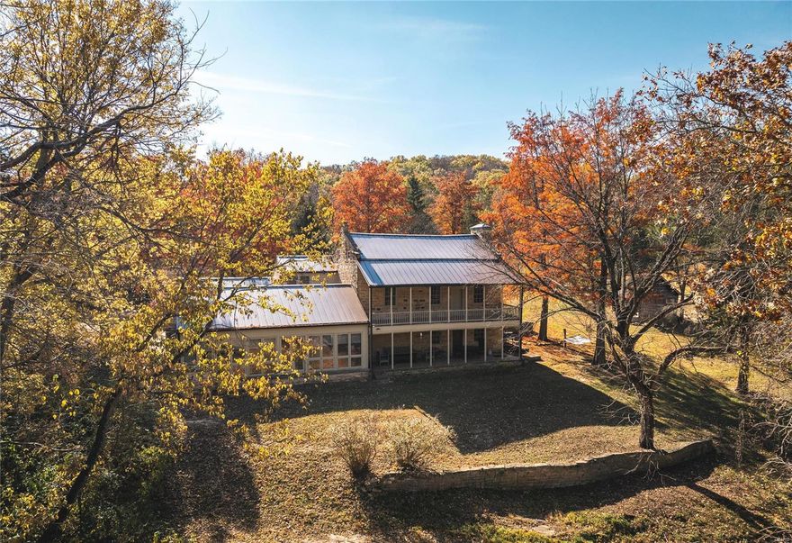 A beautiful country home hidden in the hills of Warren & St. Charles Counties. It has been updated and meticulously maintained. An incredible main home to entertain for Family, Corporate or even Wedding Parties. Main Home sleeps 12 comfortably, a large eat in Kitchen great room, the guest home ( caretakers home currently) 4 bedrooms and a loft with a large family room with a wood working shop and large basement garage. The barn is originally from Upstate New York and has been used for corporate events, and many family events, graduation parties. A beautiful stocked lake that has a zip line for fun and cooling off in the summer time. Three rehabbed cabins from around the state of Missouri and a old school house all have electric, one has been  completely rehabbed to a one room cabin that could be used as a Air-BnB.  Hiking trails to explore the property. open pasture for someone to have horses or the livestock of there choice.
Multiple ATVs, mower, tractor, skid steer, chairs stay.