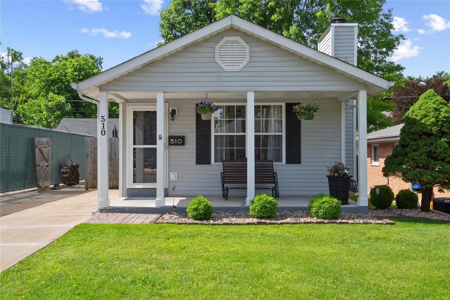 Great location close to all the Public schools & Kirkwood Park. Many updates have been done to this to home it is ready to move right in. Freshly painted, beautiful hardwood floors in living room with a wood-burning fireplace with a thermal blower. Updated kitchen, oak cabinets, new dishwasher. Newer ceramic shower with soaker tub. Unfinished basement has built in storage, sump pump and has been freshly painted. Water heater installed 2019. Enjoy relaxing on the patio, private fenced back yard. If any offers are received submit offer by 6:00pm on June 5th. With response time of 10:00am on June 6th. Seller reserves the right to accept any offers at anytime.