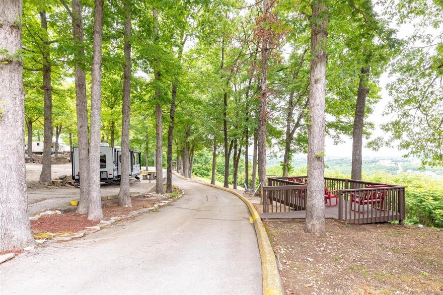 GREAT INVESTMENT OPPORTUNITY! This turnkey operation is ready and waiting for you to start making money! This newly renovated RV Park features 40 sites with amazing views of Table Rock Lake and the Branson Strip and is located just minutes from all that Branson has to offer! You'll love the luxurious office that is sure to impress your customers. The adjoining fully equipped apartment has also been newly renovated and is perfect for owner's quarters. Fresh, clean bath houses and a laundry room are also featured. Don't hesitate! This property won't last long!!! Call today to set up your private showing! Location: Hwy/Interstate Frntg