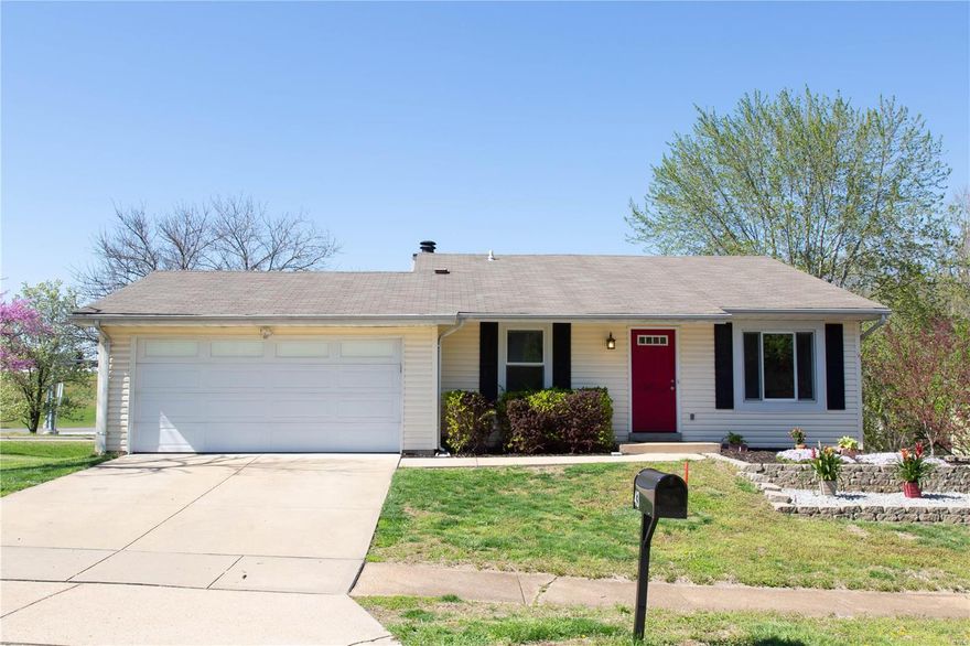 Stunning 3 Bed, 2 Bath Ranch home with finished lower level has it all. You are greeted by a spacious dining room/living room that has gorgeous laminate floors and plenty of natural light. The large updated eat-in kitchen offers upgraded white cabinets w/ 2 large pantries, S/S appliances, a new microwave and garbage disposal. The 3 main floor bedrooms are roomy and all have laminate flooring and 6 panel doors. The updated main floor bath has a tile floor and a nice vanity with a granite top. The finished lower level is truly amazing and includes: a huge Family/Rec Room with a wood burning fireplace, gleaming laminate floors, a sleeping room/office, an updated full bath, laundry/storage room, and a walk-out. The exterior of the home offers a large maintenance free composite deck, a concrete patio, nice landscaping, and maintenance free vinyl siding. The home is conveniently located near I 44 and 109 and is in Rockwood Schools. This beautiful Eureka home will not last long.