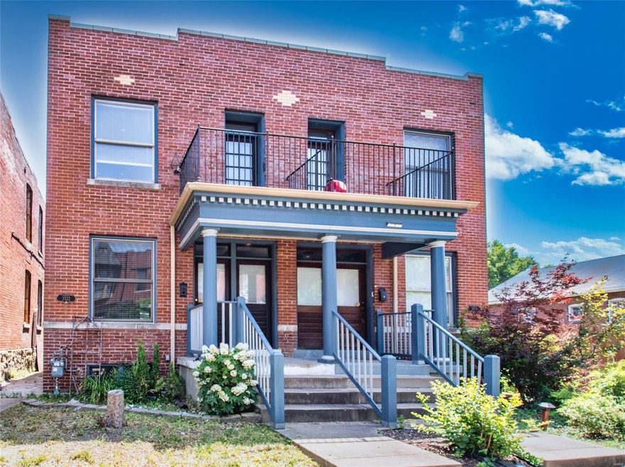 Step in & revel in the character of this rehabbed, 2-story historic townhome! Starting w/ tall, soaring ceilings & baseboards, adding to that the perfect backdrop for any decor style, the fresh neutral paint will enhance the spaciousness & versatility of each room. Enjoy the natural light flooding through the large windows throughout, highlighting the timeless charm of this historic home. Choose to dine in the separate dining room or the eat-in kitchen! The upper level offers 2 PRIMARY SUITES & convenient 2nd-floor laundry. Unwind in the privacy of the fenced backyard which leads to the one-car garage, completing the perfect package of comfort, style, & convenience. Plus, the walk-up/out unfinished basement provides a versatile & accessible space to accommodate your storage needs. Enjoy the perks of a walkable lifestyle & indulge in all that the alive & moving Cherokee Street offers!  Welcome to a residence that offers the perfect combination of charm, convenience, and practicality!