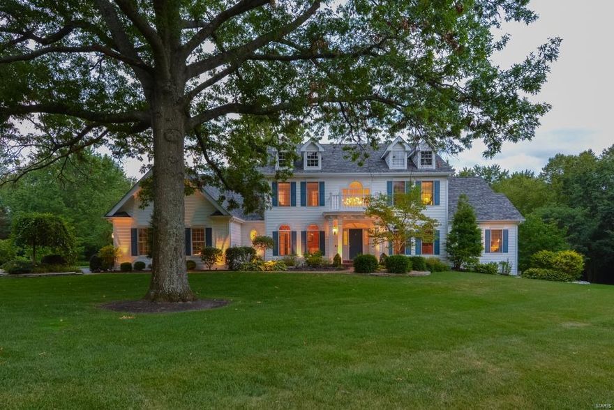 Stunning 1.5sty home on 1 acre! 5 Bd/4.5 Bth w/5600+ sqft living spc. 2sty Foyer w/curved staircase, Offc w/built-ins & Dining Rm w/crown molding. Great Rm w/frplc & wet bar; gourmet Kitchen w/maple cabinets, granite, island, brkfst bar, built-in desk & pantry; Brkfst Rm & Hearth Rm addition w/stone frplc & box bay window, stylish Powder Rm & convenient Laundry Rm.  Coffered Master Retreat w/walk-in closet & luxury Bth w/custom vanity, Whrlpl tub & separate shower.  Spindled stairs to 2nd Flr w/balcony, 4 Bds & 2 full Baths. Professionally finished, W/O LL w/large Rec Room, Media Room w/110” screen, custom Wine Cellar, full Bth & still plenty of storage.  Relax outside on patio & admire beautifully landscaped lot & trees; or cool off in the free form pool! Perfect home for entertaining family & friends! Great location – close to restaurants, shops, schools, parks & easy access to major hwys. Award-winning schools!