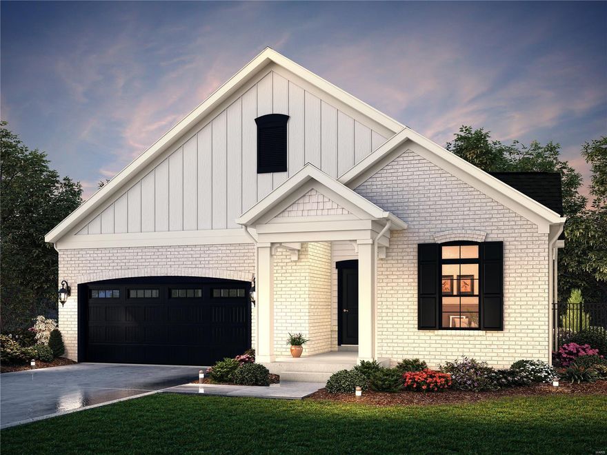 The Portico provides a luxurious yet casual living experience with a spacious, open floorplan filled with abundant natural light, a private garden courtyard and your own personalized design options, all in a low-maintenance community with miles of nature trails and a 15+ acre recreational lake. A beautiful and striking home designed with functional excellence to promote easy manageability. Dramatic transitions like the formal entryway highlight the elegance and quality of the open, efficient design.  Enjoy the private owner’s suite nicely designed with spacious bath.  Take advantage of abundant storage and organizational spaces.  Gather with friends and family in the home’s large, centrally located kitchen, or retreat to your quiet, private den. Conveniently located laundry room near master bedroom. Finished LL with bedroom and full bath. COOL: 14 SEER+