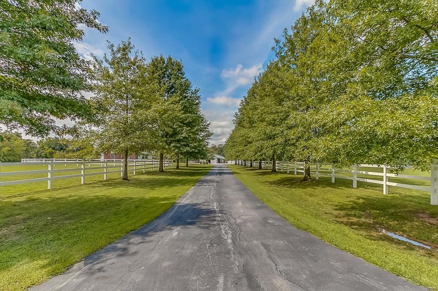 Equestrian Lovers Paradise! Perfect for the horse enthusiast or a trainer/boarding facility. This property sits on the edge of St. Charles County. 18  acres with vinyl fencing perfectly set up for horses with some woods.  The 10 stall barn was built in 2008 and includes a lounge/kitchenette area, 1/2 bath, Large Tack room, feed room.  Wash rack includes hot/cold water and the barn is heated.  There is a 110X60 Indoor Riding Arena, the outdoor  arena is 170X150.  One large fenced pasture with a loafing shed.  There is so much more pasture that could be fenced!!  There is a 36X47 shop area in front of the indoor arena and a detached garage.  4 bed/ 3 full bath Atrium ranch that has been completely updated with hickory wood floors, granite countertops and many more options! The backyard pool oasis was done in 2017 with all new stamped concrete around the pool, concrete stairs, pool house and covered patio.  There is also a pond with an island Showings to begin on 11/01/2021  Agent Owned