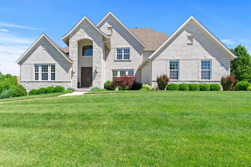 WOW — Beyond Spectacular!! Completely modern Custom 1.5 Story, 3 Fireplaces, 6 Beds and 6 Baths, private, level 1acre lot, in a gated community. This home has AMX "smart house system for sound and security" & has everything one could want. Large Office, Dining Rm, hardwood floors thru-out Main Floor. Great Rm has soaring ceilings, fireplace, wall of windows looking at Saltwater Pool & Level Back Yard. Gourmet kitchen w oversized ref/freezer, gas cooktop, large Center Island with seating for 5. BUT, the star is the Resort style Covered Patio w seating & dining areas w fans, TV & fireplace, a Baker gunite Saltwater pool w remote controlled water feature, & Hot Tub. Fenced level Yard w trees and shrubs for privacy ready for play time. Upper Level has 3 bedrooms w baths. Walkout LL has Media Rm, Rec Rm, video TV Rm, sound reduced Sports Play rm, Work out rm, Wine rm, Guest Bedroom w Bath, Maids Quarters w bath, & w outside entrance. Circle Dive w 3 car garage. High Efficiency HVAC.