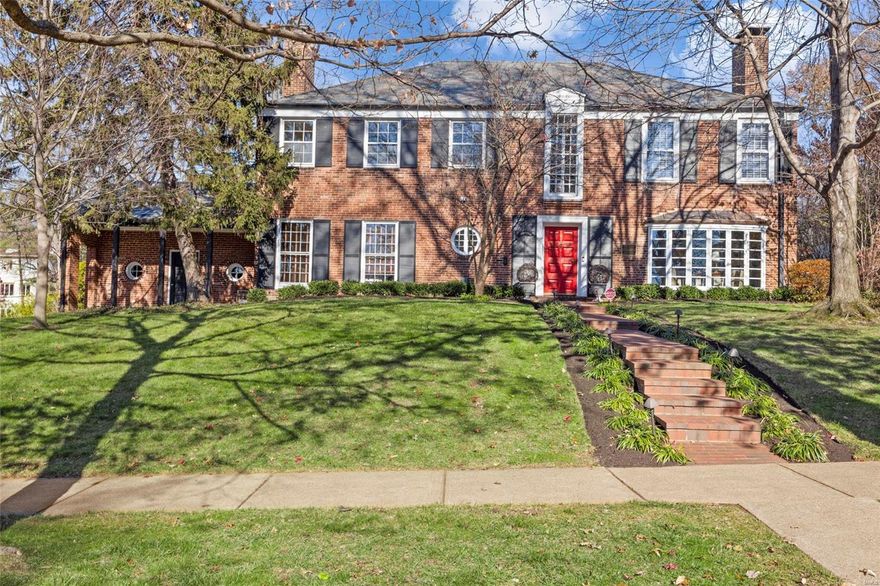 Indulge in the luxury of this Claverach home with +3600 square feet on a generous .45 acre lot. This 4-bed, 3.5-bath home presents an open floor plan with a stunning staircase that seamlessly connects living spaces, complemented by floor-to-ceiling windows in the LR & DR, and elegant fireplaces throughout. The updated kitchen is a culinary haven, featuring Thermador appliances, a spacious island, and custom cabinets accentuated by beautiful wood countertops. The kitchen opens to a hearth room/den w/gas fireplace. Gorgeous hardwood floors grace the 1st floor. On the 2nd floor, a master suite awaits, complete with a shower and separate bathtub. There are 3 additional bedrooms, one bedroom featuring a private suite & the others sharing a Jack & Jill bath. Outside, awaits a screened-in patio and an expansive, private backyard.  The lower level houses essential amenities, including a washer, dryer, and ample storage. Sprinkler system, attached garage and so much more.