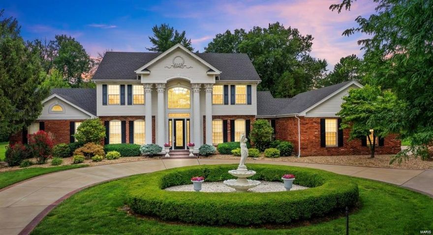 This luxurious recently renovated colonial-style home is a masterpiece of timeless elegance & impeccable craftsmanship. Offers 5 Beds & 4 1/2 bath, 1,5 story residence w 5100sqft total living space & designed for both comfort & luxury! You are greeted by grand foyer, while the granite fireplace creates a striking focal point in the Great room that adds warmth complemented by the high ceiling & featuring with inlaid medallions & borders on the beautiful hard floors. For formal gatherings, the separate dining room w coffered ceiling & main level has a laundry room for added convenience. The gourmet kitchen has granite counter tops w hardwood flooring. The master bedroom on the main level is a private retreat & completes w a master suite. The upper level has 4 generously sized beds & 2 Jack & Jill baths. The lower level has a cozy basement w a full bath & big storage area. Situated on 1 acre lot for endless outdoor enjoyment & easy access to hospitals, major highways & restaurants & more.