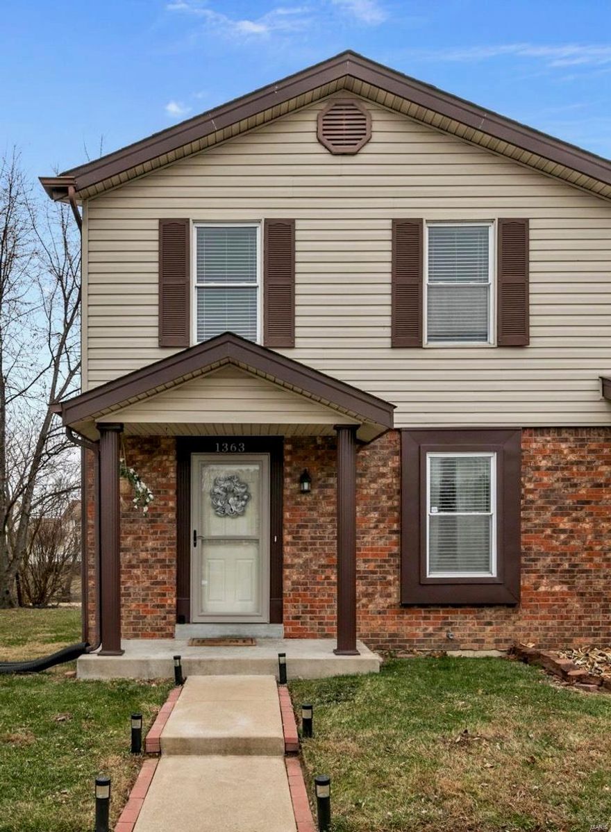 Welcome home to your beautifully renovated townhome in the heart of St. Charles county! Head inside to the main level with new flooring throughout! The spacious family room is perfect for all your entertaining needs. The kitchen has been recently renovated with all new stainless steel appliances and gorgeous hood and range that are a must see. The breakfast room has new lighting and an incredible view of the community lake out your back window. Rare find with main floor laundry completes the main level. Head upstairs where you will find the over sized master and guest bedroom. The upstairs bath has been recently redone with new shower and bath along with gorgeous vanity and lighting. The basement is partially finished with new carpet and large rec/family area. Ample storage area completes the unfinished part of the basement. Lastly relax on your freshly stained deck with your own peaceful oasis water view. Hurry fast as this one will not last!!!