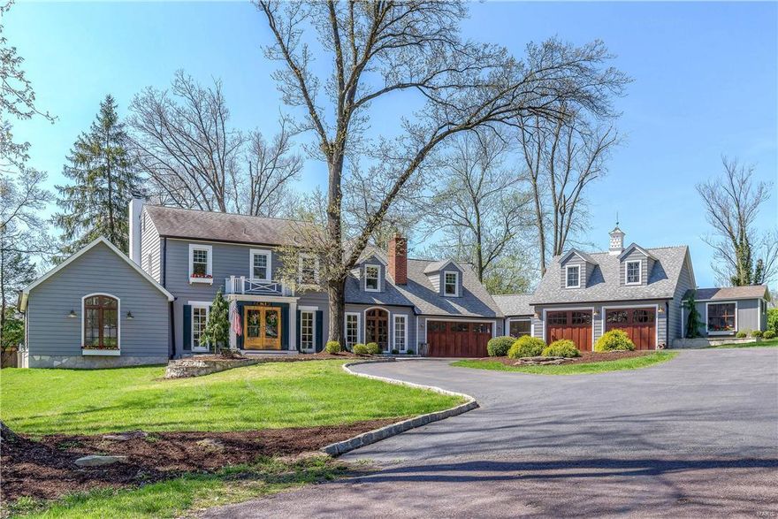 Spectacular, one-of-a-kind property. Current owners love this traditional, chic, sophisticated home, but are being transferred. Smart home systems just professionally installed with integrated security, lighting, garage doors, & surround sound. Integrated OLED TV remains with the house. This exceptional residence was recently transformed from top to bottom by a renown St. Louis designer. The home has been showcased in numerous magazines. If you're looking for a home to WOW all that enter, then look no further. It has all the open spaces that today's buyers are seeking including outside living on the large wrap around deck and totally fenced backyard. Close to Clayton and in walking distance to Reed School. Ideal for today's families or empty nesters. Stunning kitchen and great room, first floor master with new private bath and walk-in closet, 4 bedrooms upstairs, full bath & large rec room on the lower level. Quiet office space on the main floor & 4 car garage. This home has it all!