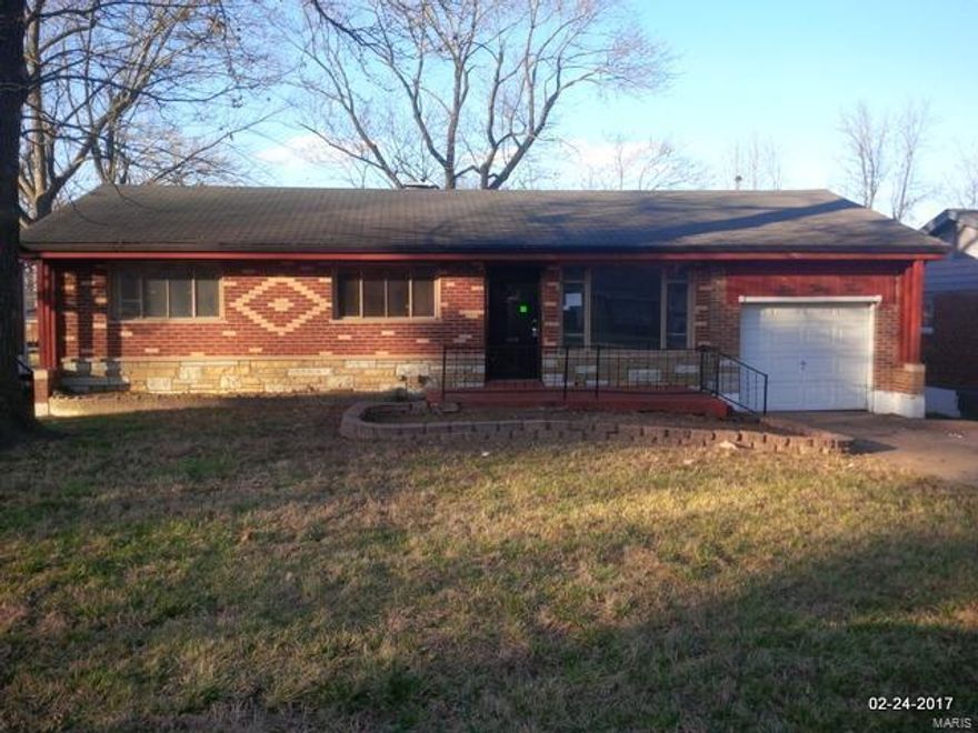 Brick ranch home with 3 bedrooms; features sun room addition, fenced yard plus full basement and garage.  As-Is sale: Buyer may obtain inspections, but no inspections or repairs to be provided by the seller. Pre-Approval letter or Proof of Funds required. Sale addendum and earnest money as certified funds will be required for final acceptance. Earnest money held by the seller's title company. This property is eligible under the Freddie Mac First Look Initiative through 03/29/2017: only owner-occupants for the first 20 days of active listing. ***For Owner Occupant offers only: Up to $500 applied toward Home Warranty (Must request in initial offer)*** SpecialListingConditions: Foreclosure