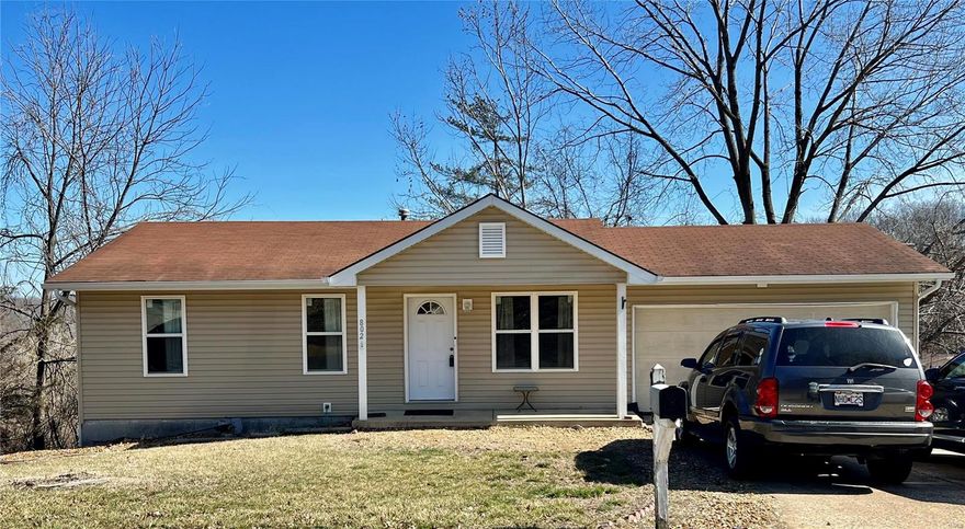 Jackpot for the quick buyer. All appliances stay ..including washer, dryer, fridge. Newer doors, siding, soffit, gutters, kitchen cabinets, and counter.  Half bath in the partially finished basement. New buyer will want to add a deck off the kitchen and enjoy the privacy the yard has to offer after the trees are in full bloom. This 3 bed 1.5 bath is priced under value and waiting your TLC, so bring your ideas.
 Home is  *AS IS* Seller in process of moving and to do no inspections, make any repairs.