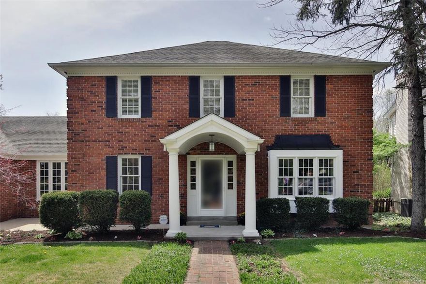 Centrally located in Crystal Lake Park this 5-Bedroom 4-bathroom home is ready for immediate occupancy. Light filled spaces and an open floor plan create an ideal family home for entertaining. Fresh neutral decor, hardwood floors, new carpet and paint throughout. The main floor features a formal living room, dining room plus a family room with a wood burning fireplace. There's a 1st floor bedroom or study complete with a updated full bathroom. The eat-in kitchen is spacious and has a new SS cooktop, there's a main floor laundry/mud room and a large screened in porch off the family room. Upstairs there are four spacious bedrooms and an updated hall bath. The master suite has an updated bathroom with custom tile and a Restoration Hardware double vanity with marble top. The finished lower level has high ceilings, recessed lighting, new carpet, wet bar and a full bath. Great for a media room and workout space. Outside the level yard is exceptional. Great neighborhood in Ladue schools.