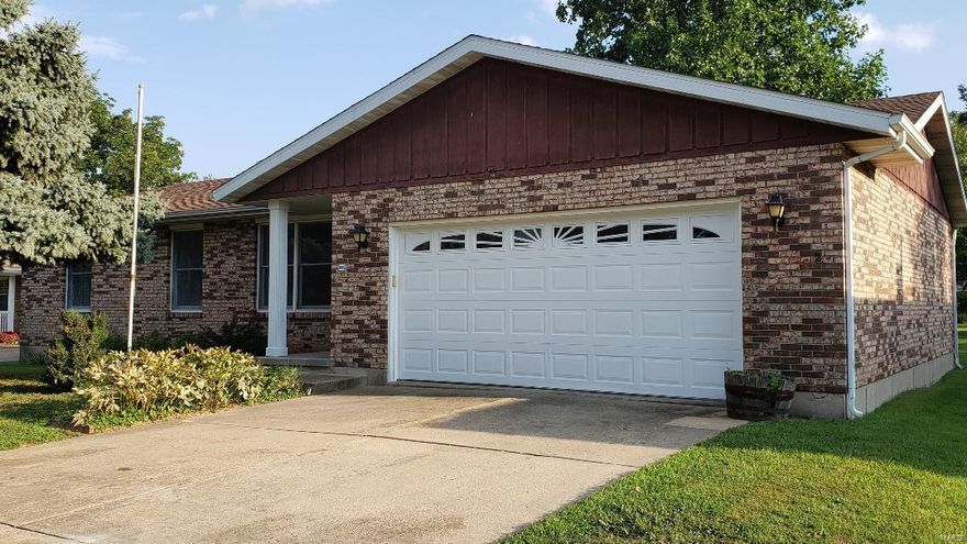 All brick ranch with a level lot is waiting for you to come view. This home shows like new and is sure to excite any home buyer. The kitchen has custom built cabinets and includes all the appliances. The master bedroom has a half bath. There are 2 additional bedrooms, living room, dining room and a den/tv room off the kitchen. There is a nice space off the dining room that would make a great laundry room or walk-in pantry. The lower level is unfinished with endless possibilities. Freshly painted throughout. Most flooring is new, some new doors and a new window installed in the dining room.  Inventory is low so don't wait to move on this gem.