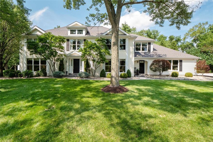 Pristine, spacious, private, Open, Comfortable  describes this Elegantly updated phenomenal 2sty 6 bedroom executive home in Town & Country . Simply Spectacular Lot with covered patio, inviting pool with large deck and cool tree house too  Perfect for entertaining.. No detail overlooked! Sellers Pride of ownership and attention to detail shows throughout. Cooks Dream Kitchen w/ pro appliances, Built in refrigerator Granite tops, Custom Cabs, wood floors, designer back-splash. Opens to Elegant Great Room which leads to spectacular family room addition  w/ wall of windows overlooks pool and has walk up beverage center. Office w/ gun vault.  Glamorous Master Suite w/ phenomenal Master bath. 4 additional Bedrooms with 2 more full baths, 2nd floor Laundry. Professionally finished lower level with an additional bed/exercise/craft room, rec room, full bath, wet bar and spectacular wine cellar. Newer Windows (2020. This is an Awesome Home, Awesome Location Additional Rooms: Wine Cellar