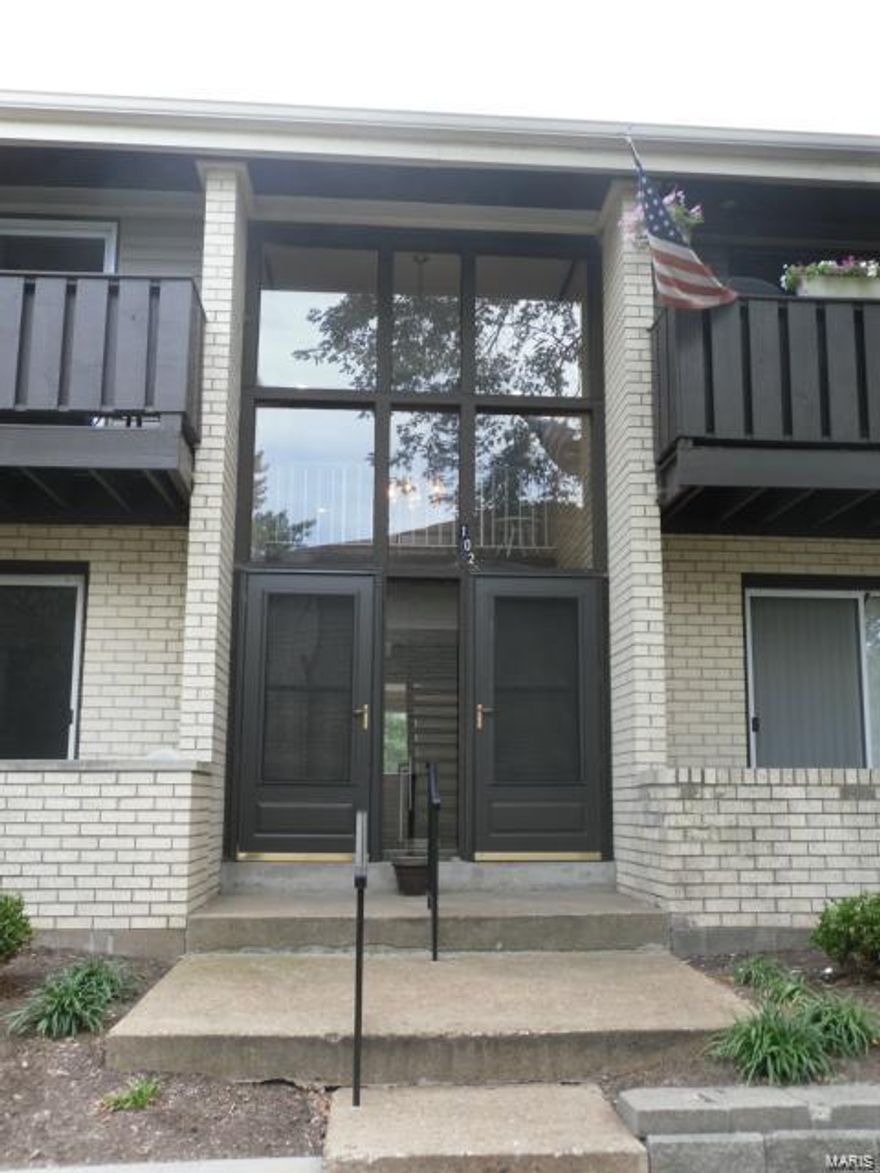 This 2 bed, 1.5 bath Ballwin Condo in the Rockwood School District is ready for lease!! Unit assigned two parking spots. One parking space in attached garage and one in driveway. Extra storage unit in basement along with a public washer and dryer. Water, trash, sewer, lawn maintenance, and snow removal included. Tenant only pay gas & electric! Pet friendly (HOA restrictions). Enjoy summer time at the pool. Two seconds from restaurants, grocery store, and post office. Upfront cost includes $55 application fee per adult, $750 Security deposit & $750 1st months rent. Pet friendly with owner approval and $300 pet fee and $25 pet rent per month per pet.