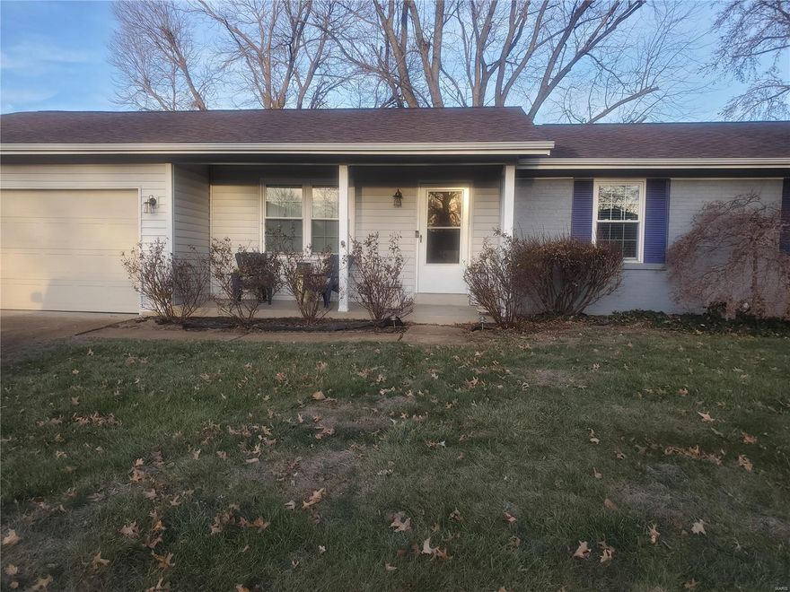 Well maintained 3 bedroom ranch home with 2 car garage, woodburning fireplace, full basement with bathroom and workshop area. Main level of the home is immaculate with newer wood floors in all rooms except the carpeted bedrooms and family room with tile floor.  In the rear of the home there is a screened in patio with ceiling fan.  Beyond the patio is the spacious and fenced in back yard that backs to a large open common ground area.  All appliances and pool table stay.