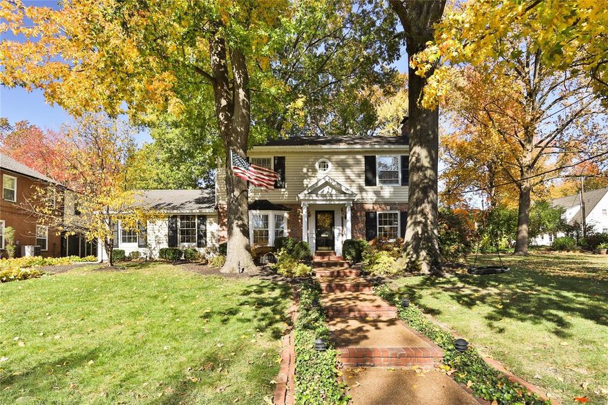 Classic two-story colonial gem in prime Glendale location is updated and move-in ready. Freshly painted first floor includes all trim, wainscoting & molding. Eat-in kitchen with new recessed lighting, dishwasher & island open to the family room featuring a gas fireplace, built-in bookshelves & wood floors. Recently completed first floor powder room with pedestal sink & updated plumbing. Large formal dining space with lovely hearth & fireplace. Bay window in the cozy den/office area-perfect for working at home. The master suite has two walk-in closets & a fabulous new master bath with floor to ceiling travertine tile, free-standing designer tub, custom shower & marble vanity with double sinks. Good sized bedrooms with organized closets, ceiling fans & an additional full bath complete the 2nd floor. Two sets of French doors from the family room open to the sizeable deck with seating for a crowd & attached tv mount. Nicely finished lower level is great for additional entertainment space.