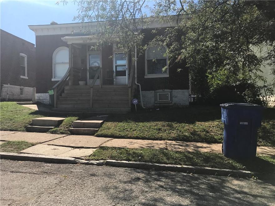 2 family being sold "as is".  No inspections, repairs or warranties.  Viewing of units with accepted contract.  Do not disturb tenants.