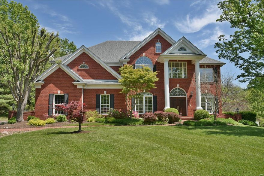 New Price! Unbelievable opportunity in Kirkwood School Dist! This custom 5 bdrm, 5.5 bth home is highlighted by a bright, extraordinary conservatory and dramatic kitchen.. Main floor features: Custom woodwork, built-in cabinetry, traditional living & dining rms flanking a 2 story foyer, a family rm highlighted by a gas fireplace that is open to the kitchen that chefs or casual cooks will love. Kitchen highlights include: GE Monogram appliances, custom cabinets, butler pantry & walk-in pantry, center island w/ veggie sink, dramatic lighting & more. The laundry/mud rm has a full bath & is handy to the pool. The dramatic conservatory finishes the 1st floor. Second level: Master ste w/ tray ceiling, ensuite bath, walk-in closet, 4 more spacious bedrms. Lower level features: larger oversized windows, family rm w/ gas fireplace & entertainment cabinets, craft rm, full bath & storage space galore.  The pool area is fenced on a beautiful private lot. Don’t miss the oversized 3 car garage. Additional Rooms: Sun Room
