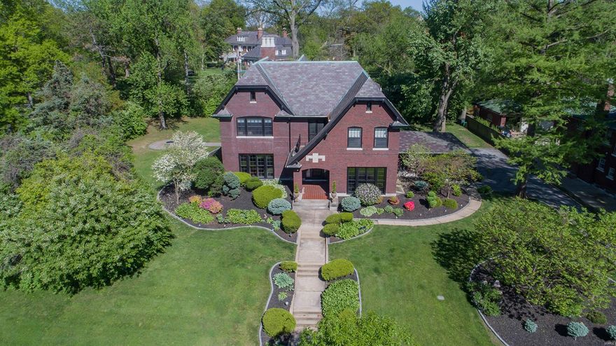Stunning brick home on a professionally landscaped .71-acre lot, in the prestigious Claverach Park! 6 Bd/5 Bth (3F/2H) w/5500+ sqft living space w/LL has been meticulously maintained. 1st Flr boasts: huge Living Rm w/box-paneled walls, arched doors, WB fireplace, corner built-in & formal Dining Rm, both w/decorative plaster ceilings & elaborate moldings. Gourmet Kitchen w/top-tier Quartz counters, custom cabinets, top of the line appliances & built-in seating! Stylish Powder Rm & Florida Rm w/floor to ceiling windows. 2nd Flr features: spacious landing w/built-ins, wonderful Master Retreat/spa-like Bth w/multi-head shower, clawfoot tub, double vanity, custom walk-in closet; 3 add’l Bds & 2nd full Bth. 3rd Flr finds: terrific Bonus Rm, 2 add’l Bds, huge walk-in storage & 3rd full Bth. Highlights: slate roof, zoned HVAC & O/S garage w/lift for 3rd car! Finished LL w/Rec Rm, Exercise Rm & Powder Rm! Awesome outdoor living, covered front porch, charming screened porch or roof top deck! Additional Rooms: Sun Room