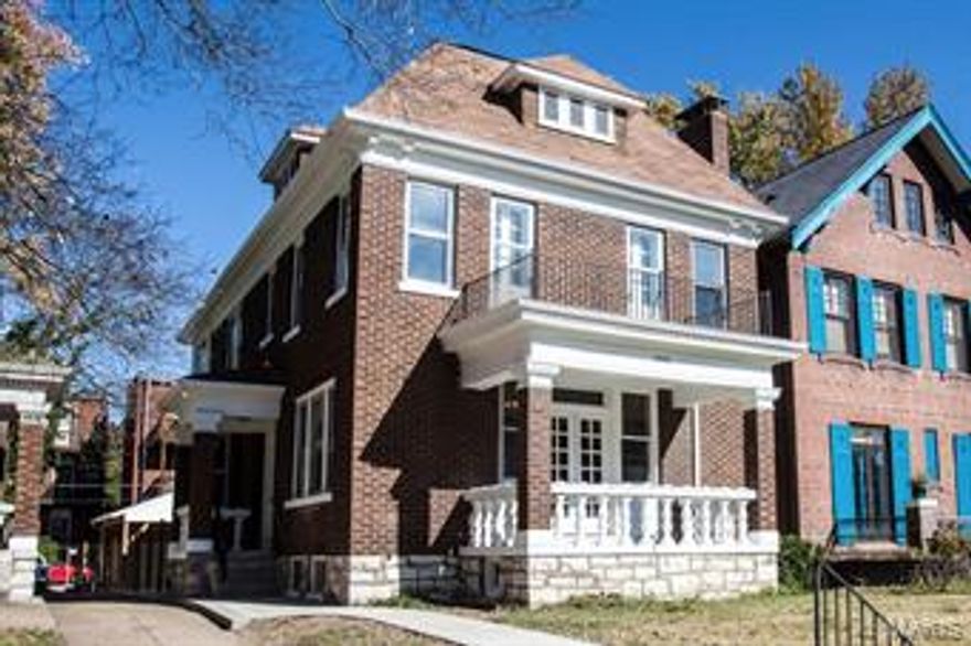 Truly stunning! Beautifully restored and renovated throughout, this home boasts of the dream features you have been looking for. Three ventless, functional fireplaces (Living Room, Dining Room, & Master Bedroom), zoned heating/cooling system, a gorgeous eat-in kitchen with exposed-brick, and a luxury master suite you will fall in love with that includes a 4-season sun-room! Not only will the inside make you want to move right in..this home has an incredible location. Close to Forest Park, Wash U, Clayton, The Loop & the MetroLink for easy, hassle-free downtown access. Also, don't forget about the new Trolley System coming soon. This home also features a brand new privacy fence, 2-Car covered car-port garage that allows easy off-street parking, a 13-month home warranty and an upgraded ADT 3-Year Security Plan paid in full. There are too many amazing upgrades to list; you have to come see this beauty in person. Hurry, this one won't last long! Additional Rooms: Sun Room