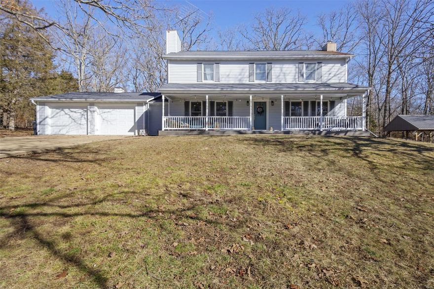 This is the property you have been waiting to become available!  This beautiful house sits on over 18 acres that could be your happy place you call home.  The home offers 4 bedrooms, 2 full and 2 half bathrooms, dining room, fireplace in the family room, and much more!  The basement is partially finished and can serve as extra living space or storage.  Outside, there is plenty of spaces for outdoor entertainment: large front porch, large back deck, pavilion, detached garage and a long concrete driveway perfect for a nice walk or for the kids to ride bikes or skate.  If you have dreamed of having horses, chickens or any other type of homesteading, look no further.  Schedule your showing today! Additional Rooms: Mud Room