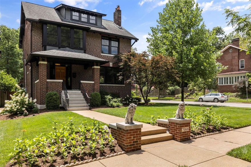 Welcome to this beautifully renovated 3+ bedroom home perfectly placed on a corner lot on Kingsbury Blvd. The home is breathtaking with impeccable landscaping and handsome brickwork. Upon entering you will notice the charming hardwood floors, moldings & light beaming through the new windows. Beyond the entry, a lovely living room with a gas fireplace. The family room is adjacent to the fully updated kitchen. The kitchen offers granite countertops, stainless appliances & custom cabinetry. The dining room is found at the rear of the home with views of the beautiful pool & landscaping. The pool and yard are incredible - a dreamy place to relax. Upstairs is a spacious primary suite with an expansive closet, bath with a double vanity and large shower and a sunroom. There is a 2nd bedroom on the this floor & a 3rd bedroom on the 3rd floor, these share an updated bath. Lower level has great storage & garage access. *The primary closet could be converted back to a 4th bedroom.*