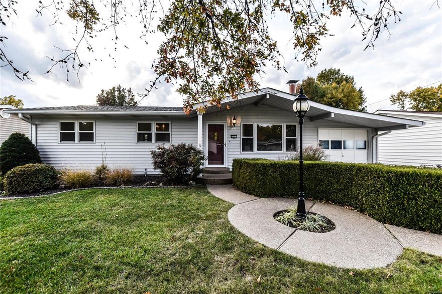 Beautiful 3 bed, 1.5 bath ranch home in desirable Arrow Heights Subdivision. Pride of ownership abounds with tons of custom woodwork and extra details. Enter the large living room with vaulted ceiling and hardwood floors. Lots of natural light thru Pella windows with built-in blinds. The kitchen is completely custom and boasts beautiful cabinets with pull-outs, real wood paneling, ceramic tile, and newer appliances. The 3 bedrooms are spacious and beautifully finished. There's a large Sun Room attached in the back of the home, and a large partially covered patio. Plus!! A large (2 car garage sized) workshop is a detached in the rear of the home with plenty of lighting, electric, and plumbed for air compressor lines.

All the windows on the main level are high quality Pella windows with built in blinds. The Architectural Roof is approximately 2 years old, and the HVAC is less than 5 years old, and there is a beautiful landscaping in the front and rear of the home. Additional Rooms: Sun Room COOL: 14 SEER+