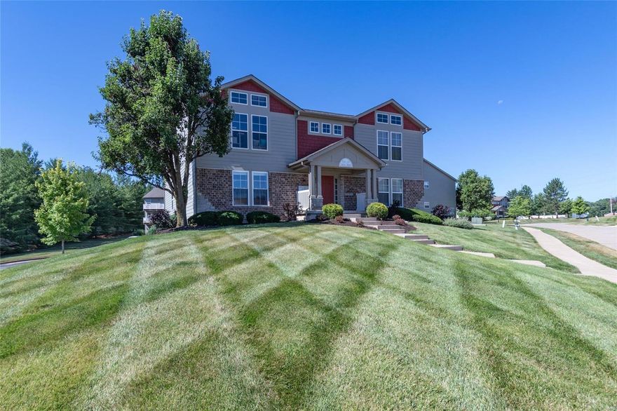 Welcome to the fantastic location and lifestyle of Montecito. Seller just completed upgrades.  Quality built on spacious landscaped streets with a subdivision lake and walking trail. This spotless home is ready and loaded with features and comfort. Vaulted ceilings in living and primary bedroom add to the open feeling. Newer stainless stove and microwave. Hardwood kitchen floors. Plenty of cabinets and storage. Newer vinyl laminate bath floors. New adult high commodes just installed (8/24) in both baths! Exceptionally large rooms with lots of natural light. Great primary bedroom retreat with full shower bath, walk in closet and cozy deck to enjoy the day. In addition the common basement has 13'X7" secure storage room and extra long private garage. Reasonable monthly fees and the building in fire protected with sprinkler system to help reduce insurance costs! This is an excellent value for the space. Come see! Location: Suburban