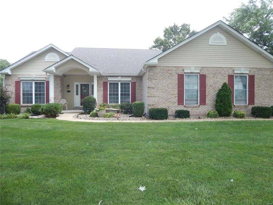 What a unique property. Updated ranch with 2,061 sq. ft., on 1.24 park-like acres. Oversized(22'x25') 2 car side entry garage, plus a 20'x30' detached garage + carport + 20'x9' shed, irrigation system on entire property. Large 30'x'10' patio with 10' covered. Inside are well kept hardwood floors, 9' ceilings + vaulted great rm. with see-thru gas fireplace, ceramic entry foyer; 42" cabinets, quartz countertops, break. bar, newer range/oven, microwave, dishwasher, pantry; M/L laundry rm. with built-in cabinets; Master bath has jetted tub & sep. shower & walk-in closet; Divided plan has master + 2 bedrooms and attic fan to complete the main level. Lower level finds 1700 sq.ft. with 9' pour, a 41'x16' rec/family area + 15'x23' mini kitchen with sink, refrigerator & dishwasher, a full bath & last but not least, another sleeping/office area. Updates include HVAC systems 2018, 50 gallon w/h 2020, new garage opener 3/20, new paint 9/19 on main level. This home is a pleasure to see.