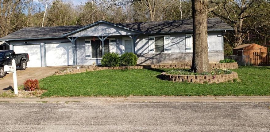 Great starter home,  3 beds 1 bath and 2 car garage with additional parking, All for under 150,000. Many updates including Newer flooring in 2016, lighting fixtures, new windows throughout (Except Living room). Bathroom completely updated ( has shower only) new kitchen cabinets, and appliances. All appliances stay with home including washer and dryer, and refrigerator bought new in 2016, (ice maker currently not working)This home also has fenced back yard, and shed, Now Who wouldn't want to start out with all these updates. All showings to start on Wednesday 04/29/2020.