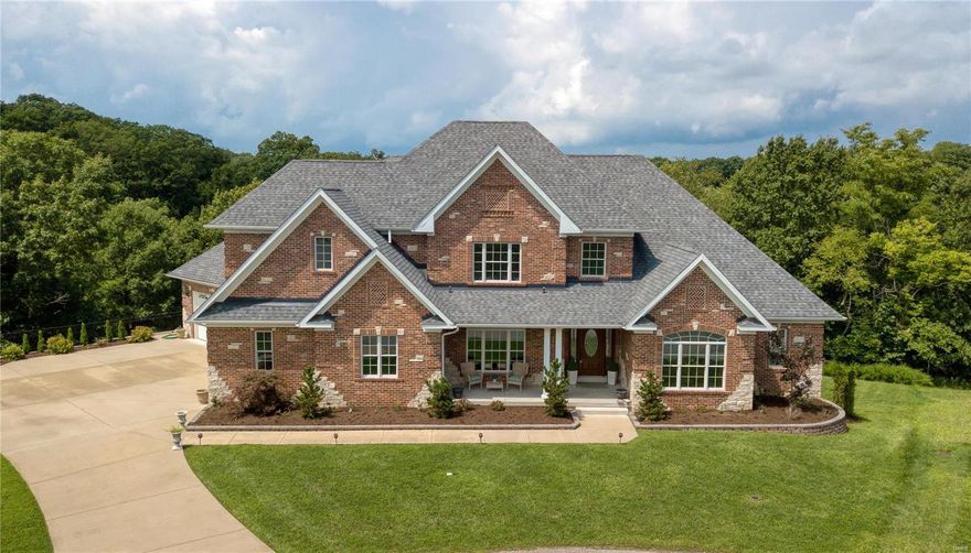 Welcome to this Custom 1.5 story home in Homestead Estates. Immediately upon entering, you will enjoy all the custom detail. Features include a formal dining room with coffered ceilings, a spacious main floor office all with beautiful hardwood flooring. Large entry foyer that leads you into to the large great room boasting 19ft ceilings, stunning fplc, hardwood floors and gorgeous light overlooking your tree lined property. Large gourmet eat in kitchen with granite counter tops, Jennaire appliances, convection oven, ample island and gas range. Nestle up in your Hearth Room with hardwood flooring, fireplace, with great sight lines into your kitchen or eating area ! Step out to the screened in sunroom off the large deck sitting above your spacious culdesac walkout . Three additional bdrms upstairs, one with private bath & jacuzzi tub. The two other bedrooms have Jack/Jill bth with double sink. If thats not enough go down to your ready to finish walkout basement and 4 car garage! Additional Rooms: Sun Room