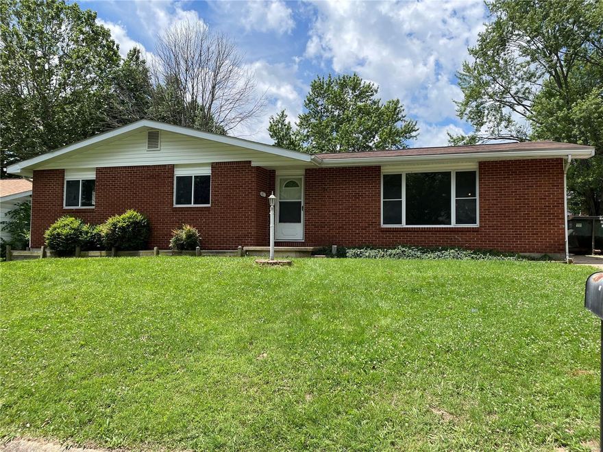 MOVE IN READY! This welcoming home offers nearly 1800 square feet & large rooms throughout plus a wonderful master suite with jetted tub, Dressing room with its own vanity, a 12' x 7' walk-in closet and even a built-in ironing board! This home is loaded with updates with new luxury vinyl plank flooring in Living, Dining, hall and all 3 bedrooms, new vinyl tile in master bath, new Kitchen cabinet doors and drawer fronts, new dishwasher, disposal, hall bath vanity, medicine cabinet, light fixture and toilet, Dressing room vanity, master bath light fixture and mirror, front and back door knobs, interior paint and more all in June! There is a 18' x 12' patio, and a 24' x 12' carport with additional storage. The property is partially fenced and includes a former raised vegetable garden bed.  Windows have been updated with thermopane and tilt to clean, the furnace was replaced in 2012, central air unit in 2016 and water heater in 2020.