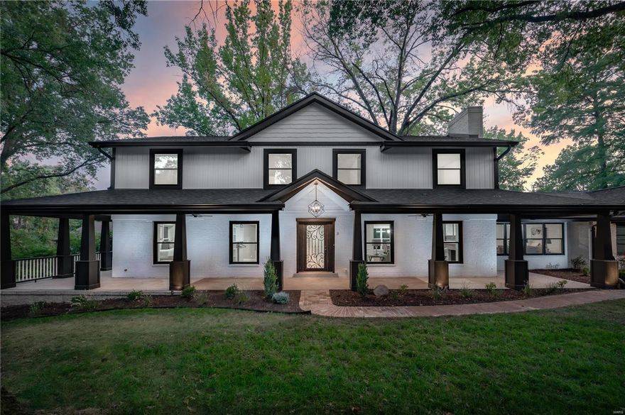 MOVE IN READY, stunning new construction in sought after Ladue school district. This incredible home has 4 bed, 5.5 bath, 3 car side entry garage & 4,619 s/f of finished living space on a gorgeous corner lot in a quiet family neighborhood. The gourmet kitchen build features SS appliances, gas c-top, dbl ovens, HIDDEN walk in pantry, giant oversized island, & custom cabinetry. Beautiful den w/gas FP, 8+ ft ceilings & main floor laundry. The Master Suite has large W/I closet, raised height dbl bowl vanities, soaking tub, sep shower & direct walk-out to private porch. 3 large bedrooms on the second floor make this new construction a perfect place for a growing family to call home. COOL: 14 SEER+