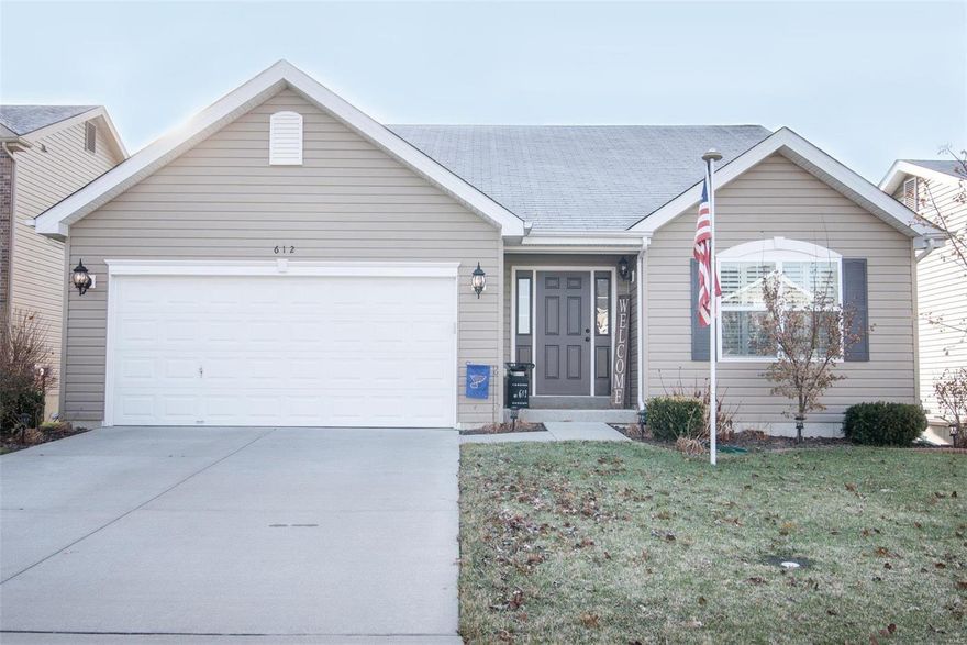 This 4 bed 2 bath ranch that offers over 2000 sqft of living space is nestled on a fenced in lot on the sought after Wyndgate Subdivision. You are welcomed into this open divided floor plan with a large entry and a kitchen/dinning/living entertainment area that offers wood flooring, vaulted ceilings, gas fireplace, ss appliances, 42" cabinets, and center butterfly island. The private master bedroom en suite is complete with a walk in shower, dual sink vanity, and substantial walk in closet. The main floor offers 2 additional ancillary bedrooms separated by a full bath. The partially finished roughed in walkout lower level provides an additional bedroom with a massive closet and nicley finished rec room. Spend your summer nights having a bbq on the back porch or a swim at the subdivision pool.  First showings begin at open house 3/15/20.