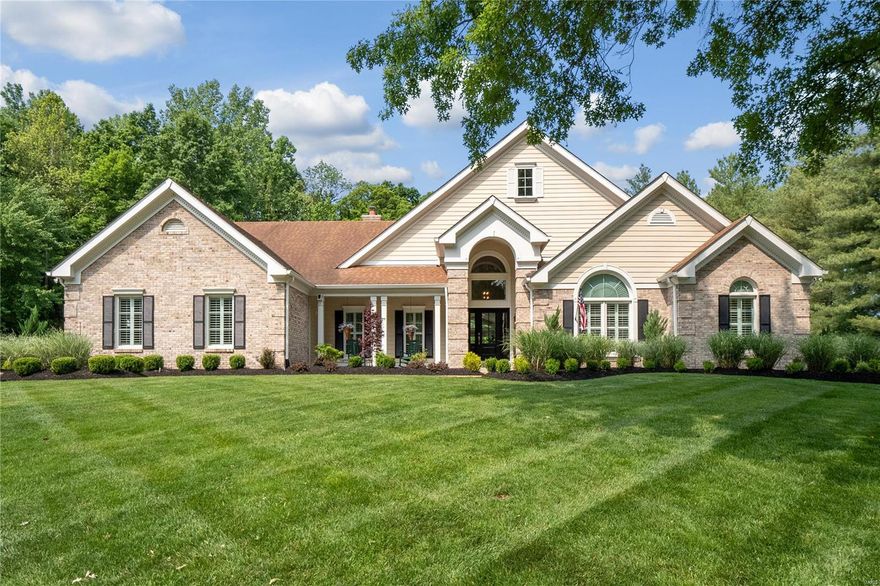 Truly Magnificent Atrium Ranch in Wildhorse w salt water pool. Cul de sac, backs to woods. $330,000+ upgrades in 3 yrs! Elegantly designed - new HW & LVP flooring, paint, baseboards, plantation shutters & light fixtures. Bright & open main level features wall of windows w Hunter Douglas shades & shutters, new tile FP & bar, vaulted primary BR new windows & stunning spa-like carrara marble ensuite BA. Updated Jack-n-Jill BA connects addtl BR w dbl BR suite perfect for in-laws/kids who love to sleep in same area. Airy sunroom w new AC/new Wood Burning Stove. Chefs eat-in kitchen w granite, SS apps, bev fridge, coffee bar, planning desk & seating area. Newly custom designed stairwell leads to LL workout room, rec area w new carrara marble bar & FP, theatre room w built-ins, 2 addtl BR & full BA. Walkout to pool w all new pool eqpt/new hot tub. New: HVAC, tankless H20 htr, garage drs/motors/windows, Culligan H20sfnr, front door, fridge, DW, ofc french doors, front windows, fence. MUST SEE! Additional Rooms: Sun Room