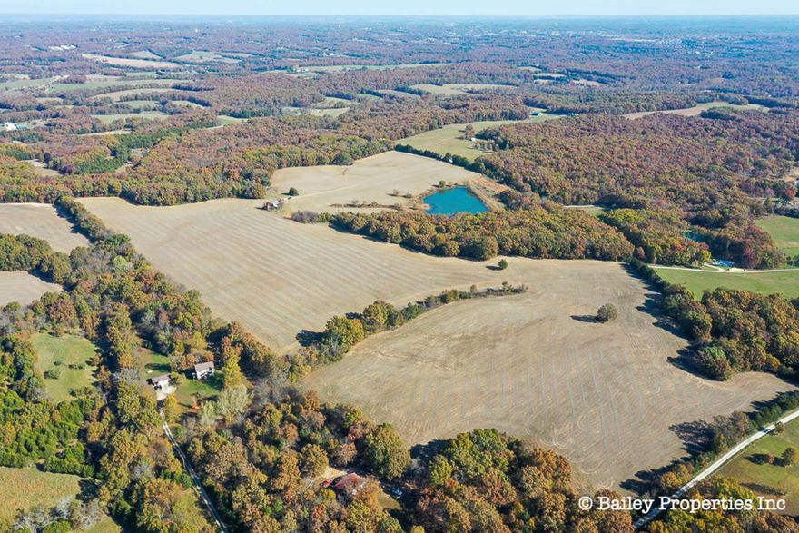 Absolutely beautiful farm with great views. Perfect place for house, Well already there. Stocked 7+/- acre lake with another smaller stocked lake. Crop income of about 3-4K per year. Location is perfect; about 10 minutes west of Union and about 45 minutes from St. Louis. Blacktop road frontage the entire way to farm and in front of farm. Great farm community and this would be perfect for investment or to build your own house or to keep horses. This is a hard to find super clean and beautiful place. Same owner for many years and family owned. These are the type of farms that are hard to find and cherished.