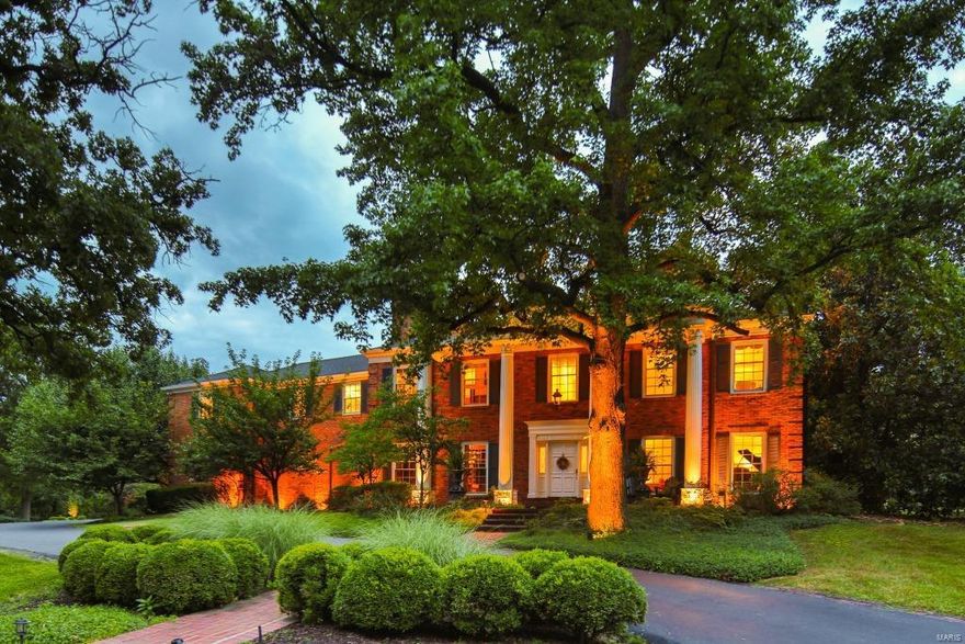 Stunning home in the prestigious Hampton Park. 7 Bd, 6 Bth (4F/2H), w/nearly 8000 sqft of living space. Charming front porch w/2Sty columns, beautiful Entry Foyer, Den w/custom built-ins, grand Living Rm & Dining Rm. Gourmet Kitchen w/custom cabinets, granite, SS appliances, island, Breakfast Rm/Family Rm & Powder Rm. 2nd Flr boasts Master Ste w/luxury Bth, 6+ add’l Bds, a Bonus Rm, Office, Jack & Jill Bth, 3rd Bth & 2nd Flr Laundry. Highlights: zoned HVAC, newer Pella windows, circular drive, sprinklers, alarm, central vac, cedar closet, rear-entry garage & professional landscaping. LL w/Rec Rm w/tray ceiling, awesome Fitness Rm, add’l Laundry Rm, Powder Rm & plenty of storage! Relax outside, take a dip in the beautiful in-ground pool & admire the park-like yard! Awesome pool house offers 500+ sqft & covered patio, full kitchen, Family Rm & Bth. Perfect home for entertaining! Great location ~ short walk to downtown Clayton & short drive to WashU & Forest Park.