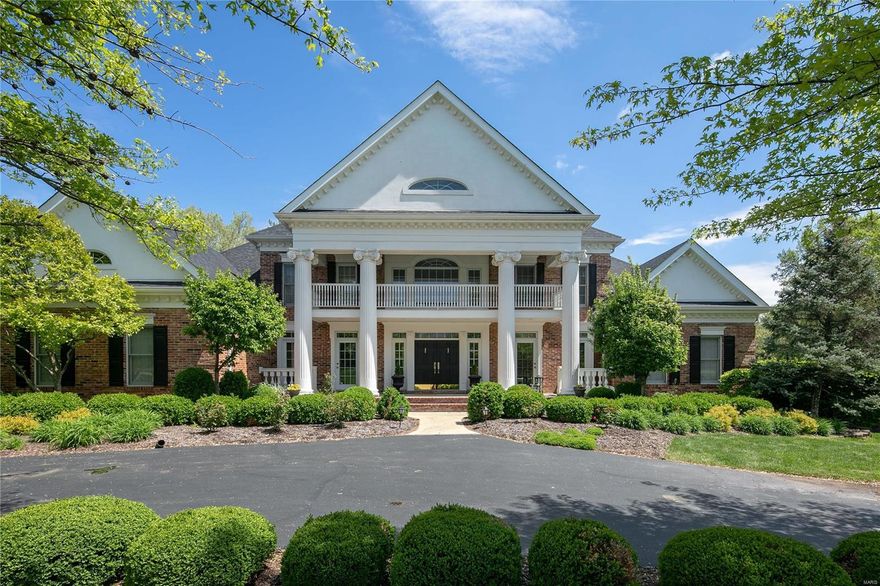 Superb craftsmanship and elegance define this incredible 1.5 story home. The stunning 2-story foyer has arched openings with detailed wood work. The formal dining rm features double French doors leading to the front patio. An office features incredible built-ins and rich wood paneling. The 2 story grt rm has soaring arched windows, a fireplace & built-ins. The master retreat features a coffee bar, sitting rm, and fireplace leading to the glorious bathroom. A cheery kitchen with high-end appliances and cabinets opens to the brkfst rm & hrth rm. The upper level features generous sized bedrms and baths. The lower level has a rec rm, fam rm, media rm, spa, exercise and bdrm. Enjoy the outdoors in the park-like lot which backis to mature woods and features a gorgeous in-ground pool.