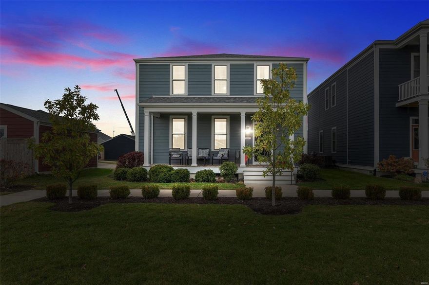 Welcome Home to this AMAZING 4 bed 2.5 bath 2 story home w/2 car garage and fenced in back yard, located in the Beach District of New Town with common ground in the front of the home and a playground! Greeting you w/a covered front porch, upon entering the entry foyer welcomes you to the large spacious open and entertaining floor plan! The main level offers tons of natural sun light, beautiful engineered wood flooring throughout! Kitchen offers tons of cabinet, countertop space, built out pantry w/Custom Elfa closet organizing system, center island w/breakfast bar! Main floor laundry and a half bath. Upstairs you will find spacious bedrooms w/ceilings fan & decent closet space with wire shelving, the Master bedroom suite offers a huge closet with Custom Elfa closet organizing system. Full hall bathroom upstairs offers double sink vanity! Lower level is ready for your finishing touches with a full bathroom rough in and egress window! This one has tons of upgrades!