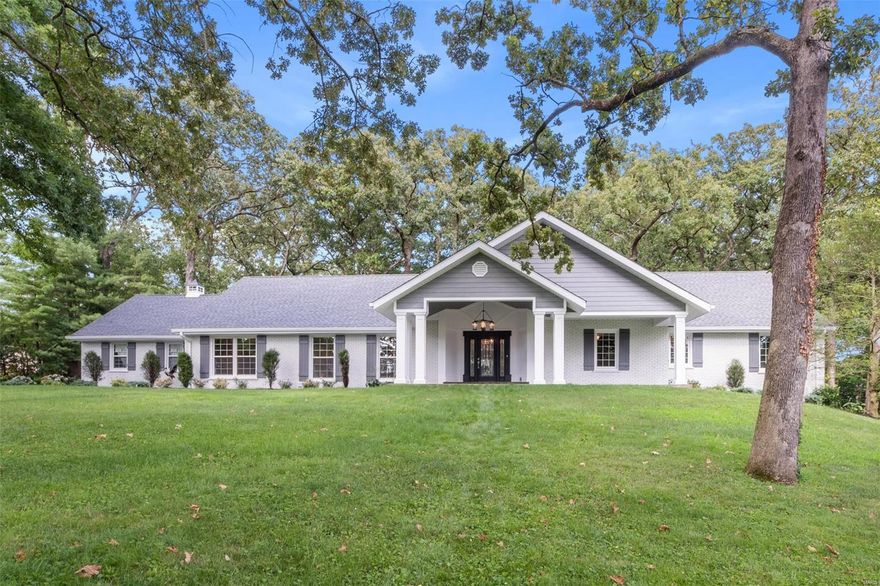 Luxurious renovation with 5600 sq ft of living space in Ladue school district! Upon entering this 5+ bedroom, 6 bath home, the beautiful inlayed tile/wood foyer floor welcomes you. Some vaulted and exposed beam ceilings with crown and custom moldings. A chef’s dream kitchen has 10 ft. ceiling, white shaker cabinets, huge center island, Sub Zero fridge and a walk-in pantry. Large 1 st floor laundry/mud room. Vaulted great room with huge picture windows and a stacked- stone gas fireplace. 1 st floor master suite has a massive closet and large bath with double vanity, makeup area, soaker tub and custom shower. New hardwood floors throughout main level as well as additional bedroom and office/study with built ins. 2nd floor has 2 full baths and 3 nice-sized bedrooms. Walkout lower level has new flooring, ½ bath, new bar with marble counters and plenty of storage. Large lot on a quiet street with new landscaping, roof, and irrigation. Too many features to list. This one will go fast! Additional Rooms: Mud Room
