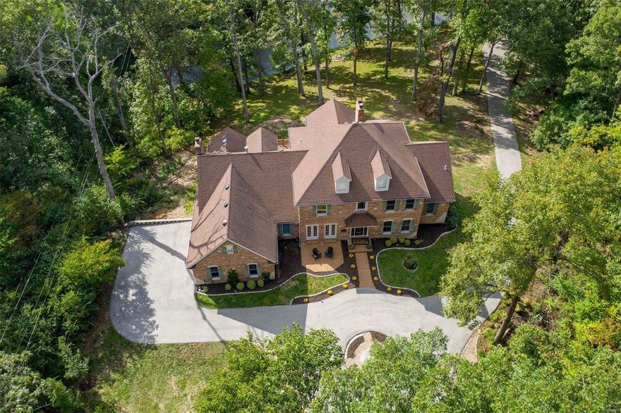 Private, peaceful, picturesque property off Wilson Road. 1661 and 1701 were recently combined into a nearly 6 acre estate in the heart of Chesterfield!  The home started to go through a gut renovation in order to create a luxury estate, but the sellers' plans changed. So now it is an unbelievable opportunity for the right buyer to renovate & remodel into a show-stopping estate! Opportunity to subdivide to build another home or two on the front part of the private 3 acres. Brand New HVAC System 9/21.. Amazing property, opportunity, & location. Close to everything Chesterfield has to offer. Award-winning Rockwood schools. If you can dream it, this can accommodate it.