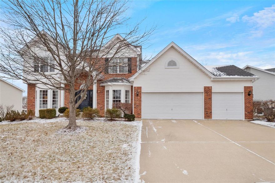 Welcome to this immaculate, elegant & charming home! Enter the two story foyer. Main floor has center entry w bright living and dining rooms both w bay windows. Eat in kitchen has plenty of cabinets, island, SS appliances, large walk in pantry, ample planning desk & breakfast room. Open floor plan is great for entertaining! Cozy family room w wood burning fireplace & wall of bay windows.  Main floor boasts all neutral paint & hardwood floors. Updated 1/2 bath & convenient laundry finish the main floor.  Upstairs offers an ample master w walk in closet & large bath. Separate vanities tub, shower & plenty of storage. Nice full bath w tub/shower combo and storage. 3 Additional good size rooms & closet space. Finished walk out lower level has loads of space to hang out, watch tv, play or work out. Check out the darling under stair hideout too. Deck overlooks a nice yard & patio underneath adds to space to enjoy. Close to sub pool and lakes. Home warranty for peace of mind. Just move on in!