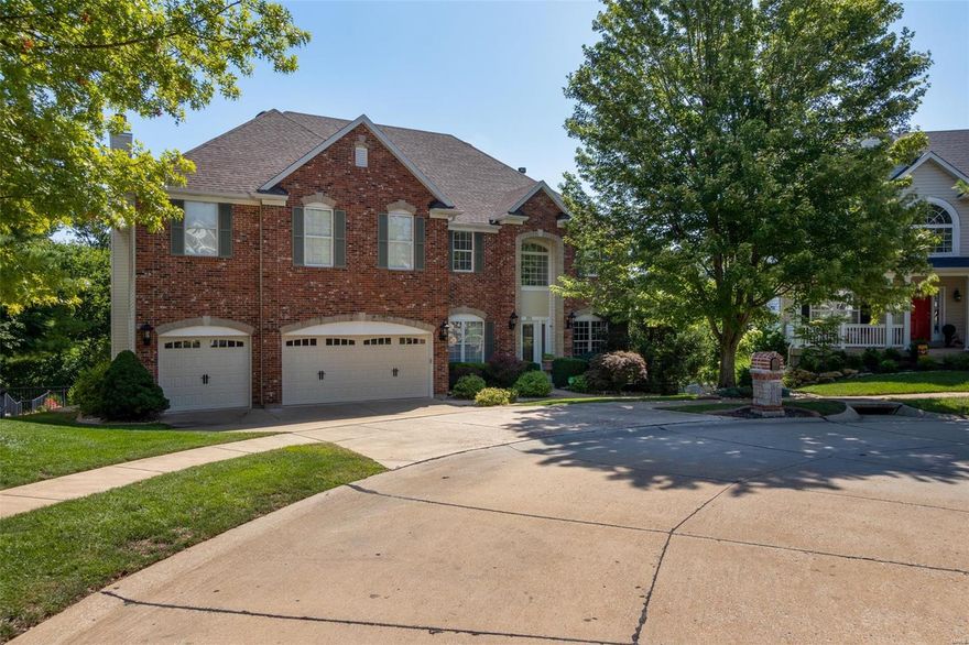 NEW PRICE! This custom built home has a POOL! 5 bedroom home sits on .46 ac lot that backs to a beautiful wooded secluded area.  The main floor includes 2 fireplaces, entry foyer, living room, kitchen, family room, hearth room and kitchen/dining area as well as a formal dining room.  The walkout lower level includes a theatre room, exercise room & reception area and 5th bedroom, bath and wet bar.  The upper level with a large open loft room and 4 bedrooms and baths.  This 
upper level master bedroom includes a gas fireplace and many amenities. The back yard
has a unbelievable custom in ground salt swimming pool and  custom patio area that includes a speakers system for your listening pleasure.  This home is located in a friendly
community consisting of 19 homes.