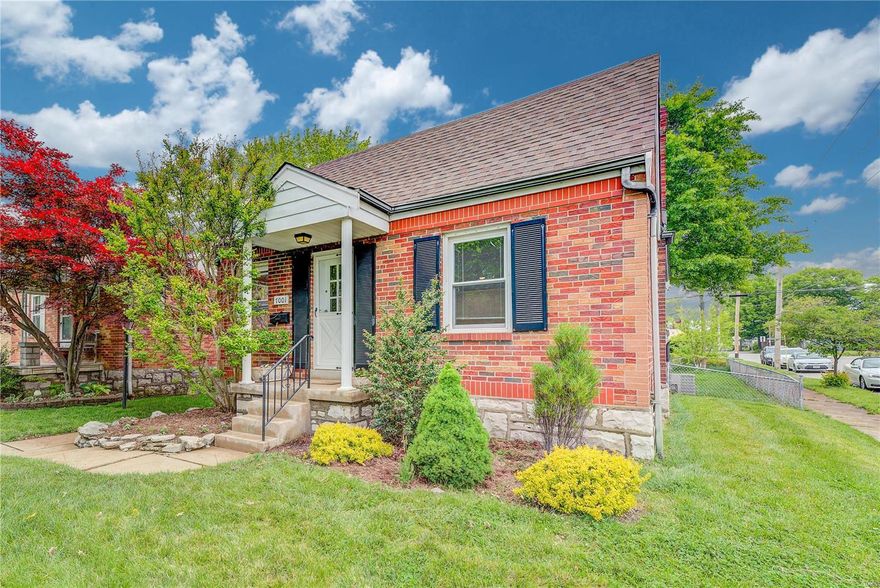 This cozy 2 bed, 1 bath home nestled in a quiet neighborhood is a must see! Walk inside to find beautiful hardwood floors, two large bedrooms with ample closet space and an updated full bath. The large eat-in kitchen has newer countertops, stainless appliances and clean, white cabinets! The partially finished lower level features a large family room, workshop, cedar closets and extra storage area! Fully fenced backyard, large patio, detached oversized one car garage and being within walking distance to Metrolink are just some of the additional perks of this home. Schedule your showing today!!