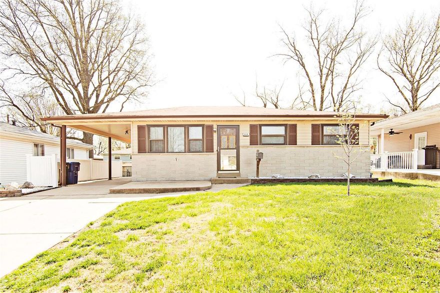 Welcome to this tastefully updated and decorated 3 bedroom and 3 bathroom home, which sits on a peaceful street that is close to major highways, restaurants and shopping.  The moment that you walk into the large family room, you will notice the gleaming wood floors and crown molding that cover most of the main floor.  The eat-in kitchen has been updated with maple cabinets, granite countertops with ceramic tile backsplash, custom tile floor, and updated appliances. The main floor also includes a master bedroom with an attached half bath, 2 additional bedrooms and a full bath with a bathtub.  Step down into the finished basement and you will find a large entertainment area with new carpeting.  The basement features additional storage, full bath with a shower, and the laundry room.  Enjoy the outdoors on your concrete patio and a flat yard.  There is plenty of parking on the oversize driveway, carport and a detached garage.  Stop by and check it out today.